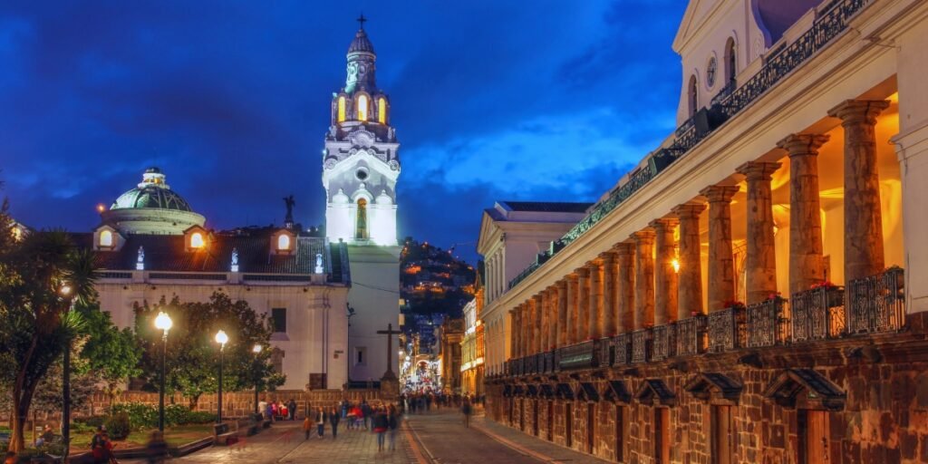 Centro histórico em Quito