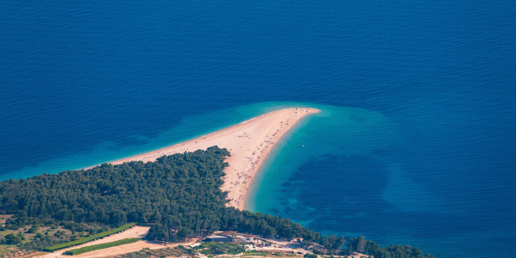 Praia de Zlatni Rat, Brac