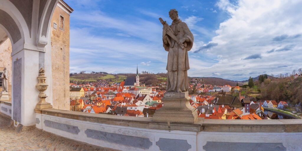Český Krumlov: uma vila de conto de fadas