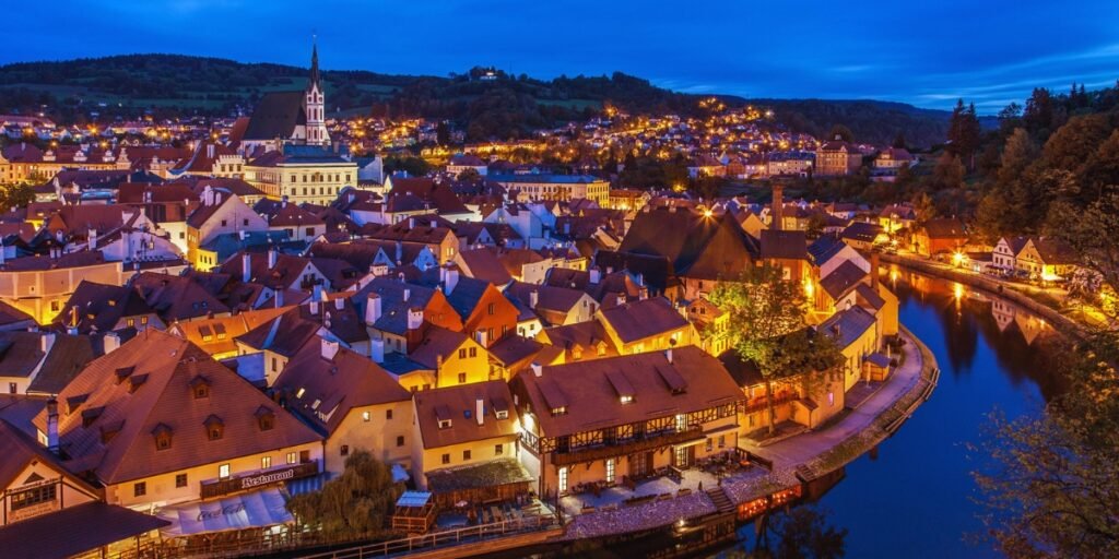 Český Krumlov: uma vila de conto de fadas