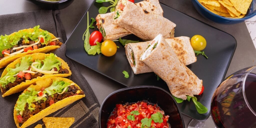 Tacos e burritos