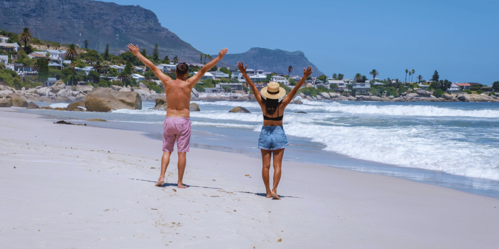 Relaxar nas praias da cidade