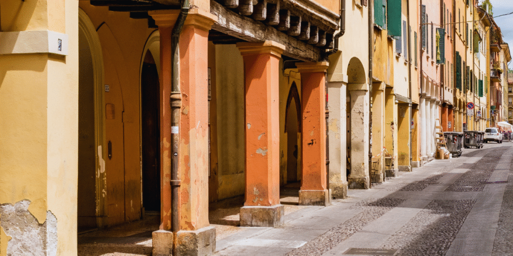 Os pórticos de Bolonha