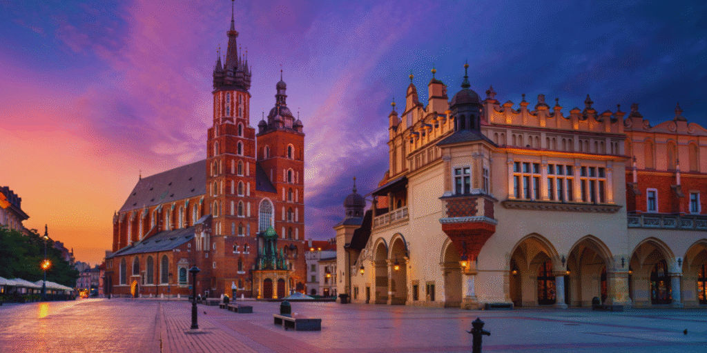 Centro histórico Cracóvia 