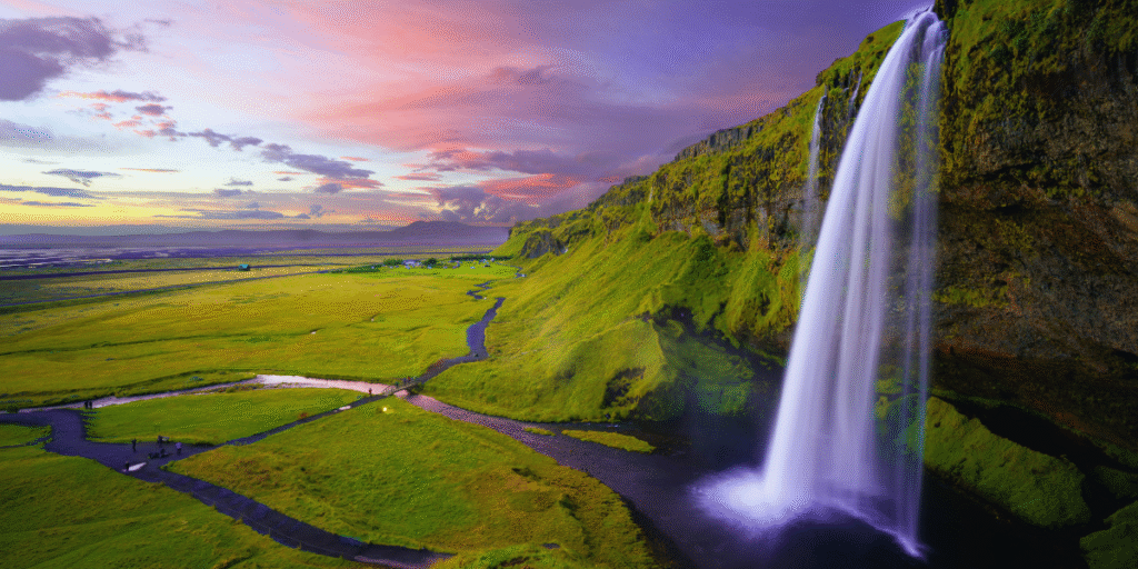 Cachoeiras do sul da ilha