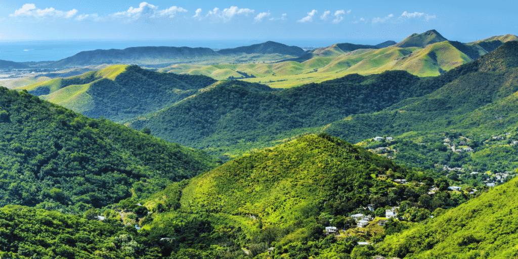Regiões centrais e montanhosas